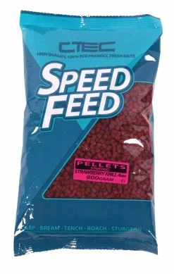 Spro CTec Speedfeed Pellets Strawberry Krill 2mm 800gr