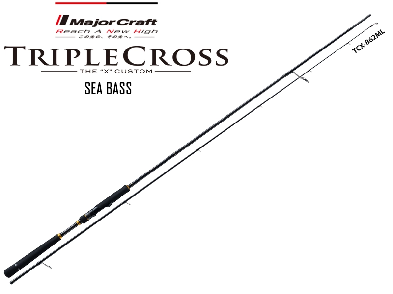 Major Craft Tripple Cross 962M Sea Bass 1 Major Craft Tripple Cross 962M Sea Bass