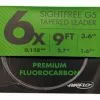 Airflo G5 Tapered Fluorocarbon Leaders 9ft 5x
